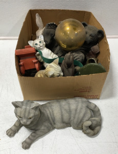 Lots Of Various Home Decorations In Box