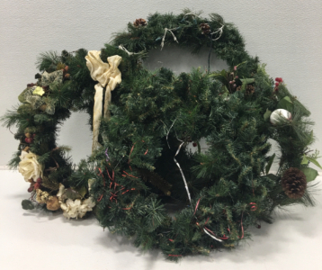 (4) Christmas Wreaths
