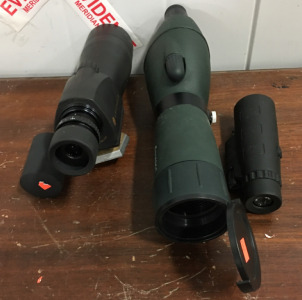 (1) LEUPOLD Vortex Long Range Scope, (1) BARSIKA Vortex Long Range Scope