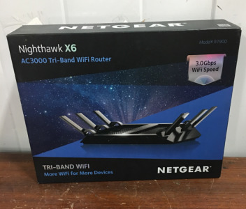 AC3000 Tri-Band Wi-Fi Router Nighthawk X6