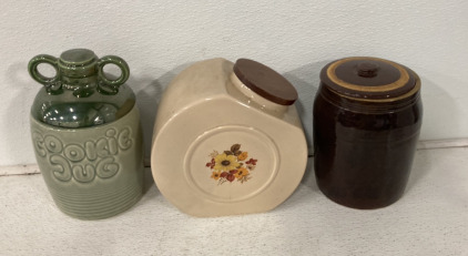 (3) Class Decorative Cookie Jars