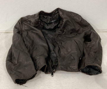 Black Rivet XXL Leather Jacket