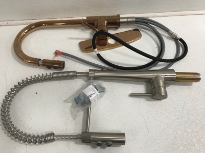(1) Rulia Kitchen Faucet *Gold (1) Kitchen (1) Kitchen Faucet *Stainless