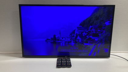 43&rdquo; LG TV w/ (3) Remotes