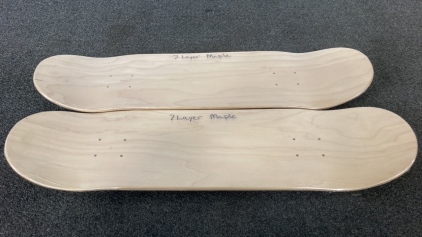 (2) 7 Layer Maple Skate Decks