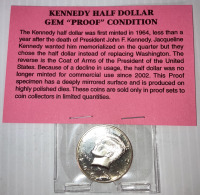 1972 Eisenhauer Dollar, 2002 Kennedy Half Dollar Gem “Proof” Condition And Massachusetts Painted 2000 Kennedy Half Dollar - 3