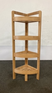 Bamboo Corner Shelf