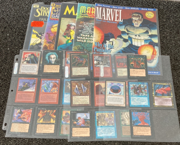 5 Comic Books and Magic the Gathering Cards