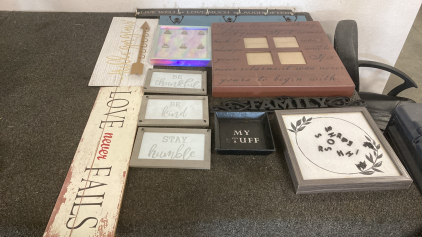 Picture Frames And Signs