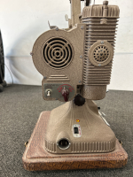 Always a conversation piece, these Antique Projectors will grab your guests attention quick!! Keystone Commander Deluxe Model K-108 (has film!!) & Keystone Regal Model K-109 (for display only). - 5