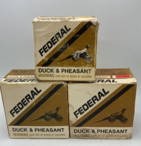 Federal 12 & 20 Gauge Ammo.