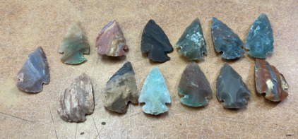 13 Small Colorful Arrow Heads