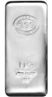 1 kg | kilo JBR Silver Bar - (1) Bar