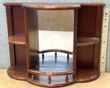 18”x 7”x 13” Shelf With Mirror