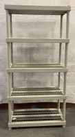 3 Heavy Duty Plastic Shelves - 4