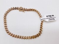 14-karat Gold Diamond Bracelet