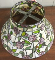11&rdquo; Stained Glass Scone Mission Floral Lamp Shade