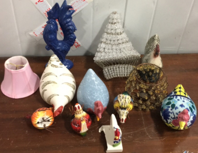 (12) Various Ceramic Home Decorations