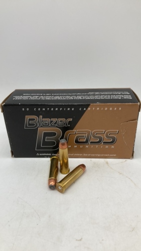 (38) Rds Blazer Brass 357 Magnum 158 GR