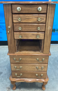 Large Wood Jewelry Storage Case