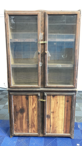 Vintage Wood Storage Hutch