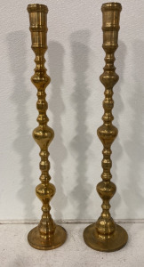 (2) 36 1/2&rsquo;&rsquo; Vintage Candle Stick Holders