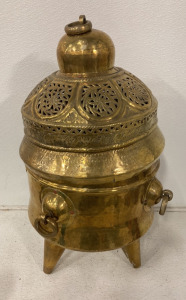 30&rsquo;&rsquo; Vintage Brass 3 Leg Fire Pit