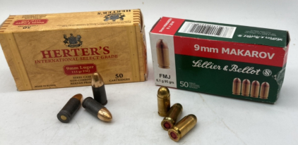 (82) Rds Assorted 9mm Ammo