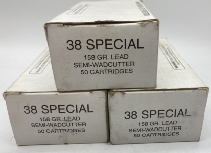 (150 Rds 38 Special Ammo. 158 GR.