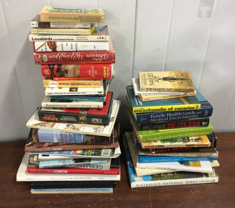 Lots Of Old Fashion Books Including Australia National Parks Book, The Great Cites London, And More
