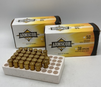 (82) Rds Armscor 38 Special 158 GR. FMJ