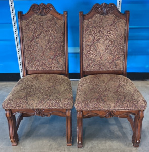 (2) Cushioned Dining Chairs