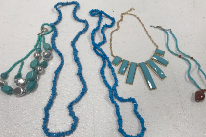 (5) Blue Necklaces