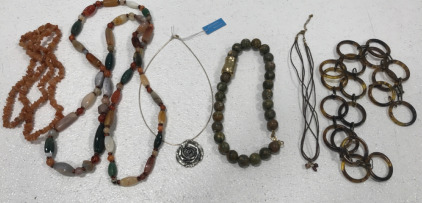 (6) Neutral Tone Necklaces