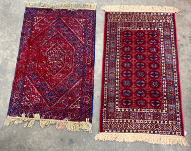 (2) Oriental Area Rugs - Needs Cleaned