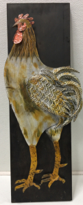 Metal Rooster Wall Decor