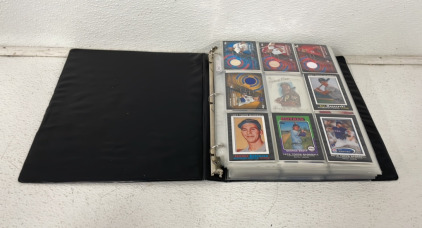 (1) Binder Full Of Approximately (400+) 2014 MLB Cards Including Patch Cards, Jersey Cards And A Bat Card