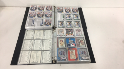 (1) Binder Of Approximately (400) 2012 Topps Baseball Cards (1) Binder Of Approximately (400+) 2010 Topps, Allen Ginter ,Chrome Amd Attax Baseball Cards