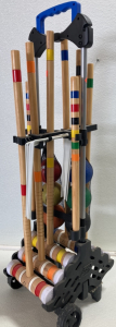 Complete Croquet Set w/ Caddy