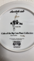 (10) Assorted Wild Cat Collectible Plates - 11