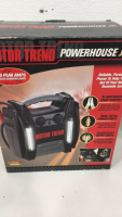 (1) Motor Trend Powerhouse JR. 500 Amp Battery Jump Starter (1) Husky 12volt Smart Battery Charger - 4