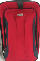 (1) Red Protege Rolling Suitcase (1) Black Rolling Suitcase Both have Expanding Handle - 2