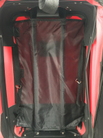 (1) Red Protege Rolling Suitcase (1) Black Rolling Suitcase Both have Expanding Handle - 4