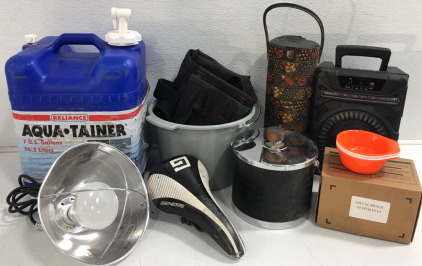 (1) Reliance Aqua•Trainer 7 Gal (1) Shop Light (1) Toolbag & Much More!