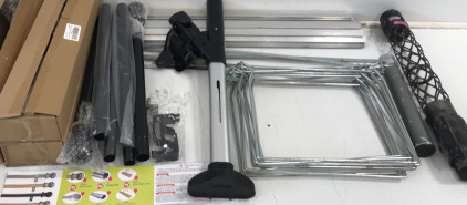 (3) Curtain Rods & Brackets 30-60” (10) File Cabinet Holders (1) Flagpole Assembly Kit & More!