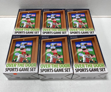 (6) Over The Door Sports Game Sets