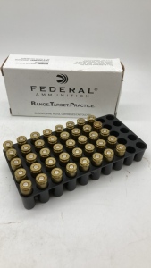 (40) Rds Federal 9mm Luger Ammo. 115 GR. FMJ