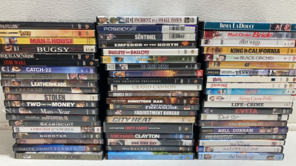 (60) Assorted DVD Movies