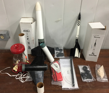 Lots Of Various Different Rocket Accessories With Instructions