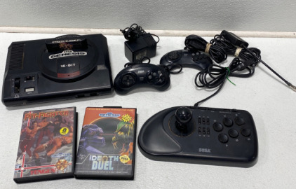 Vintage Sega Genesis 16-Bit Console With Accessories